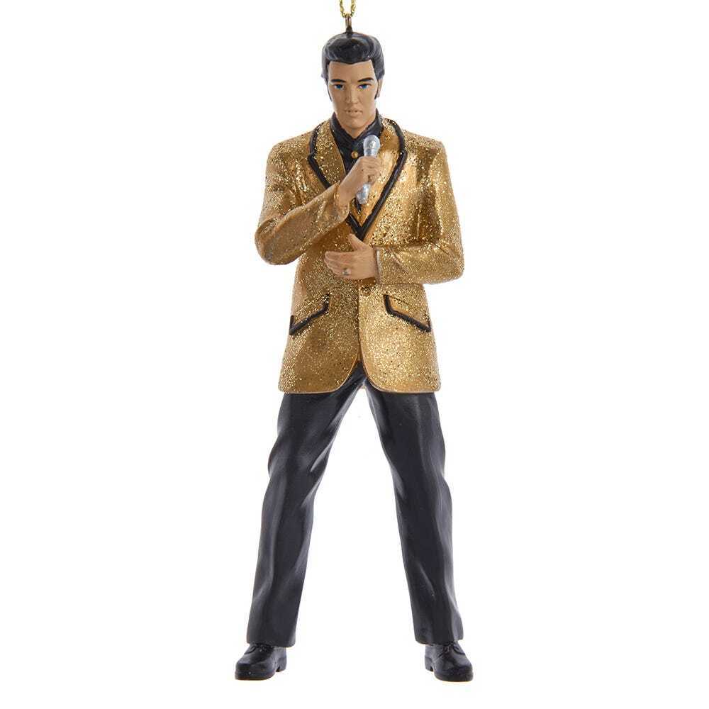 Elvis Presley® In Gold Jacket Ornament EP2232