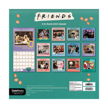 Load image into Gallery viewer, Trends International Friends 2024 12 x 12 Wall Calendar
