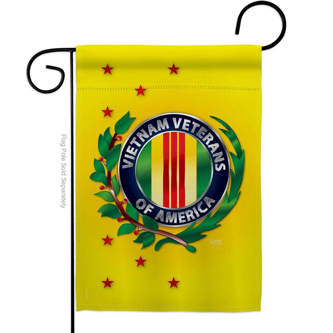Two Group Flag Vietnam Veteran Armed Forces Military Service Decor Flag