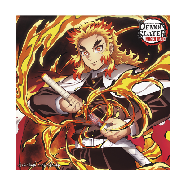 Trends International Demon Slayer 2024 12 x 12 Wall Calendar