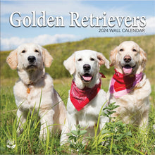 Load image into Gallery viewer, Turner Golden Retrievers 2024 Wall Calendar
