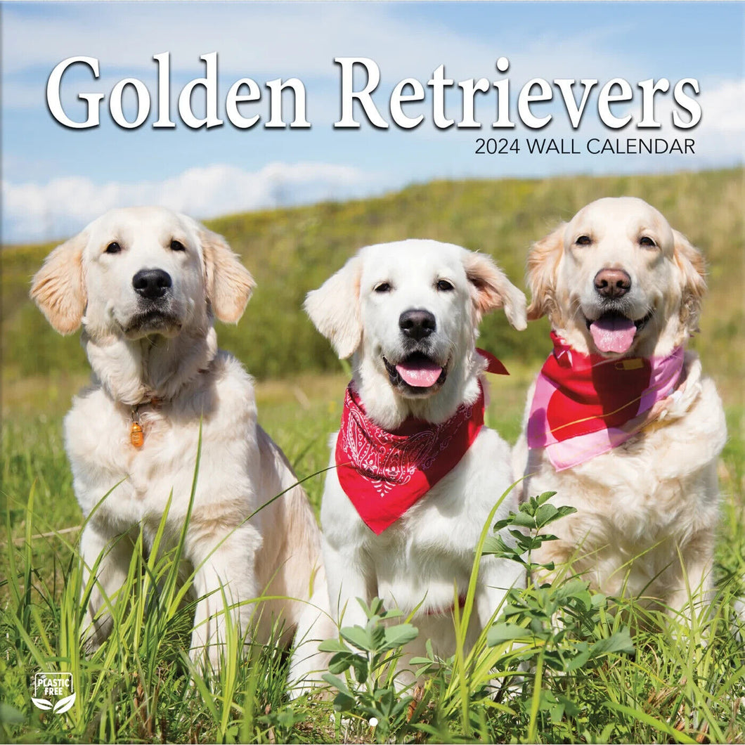 Turner Golden Retrievers 2024 Wall Calendar