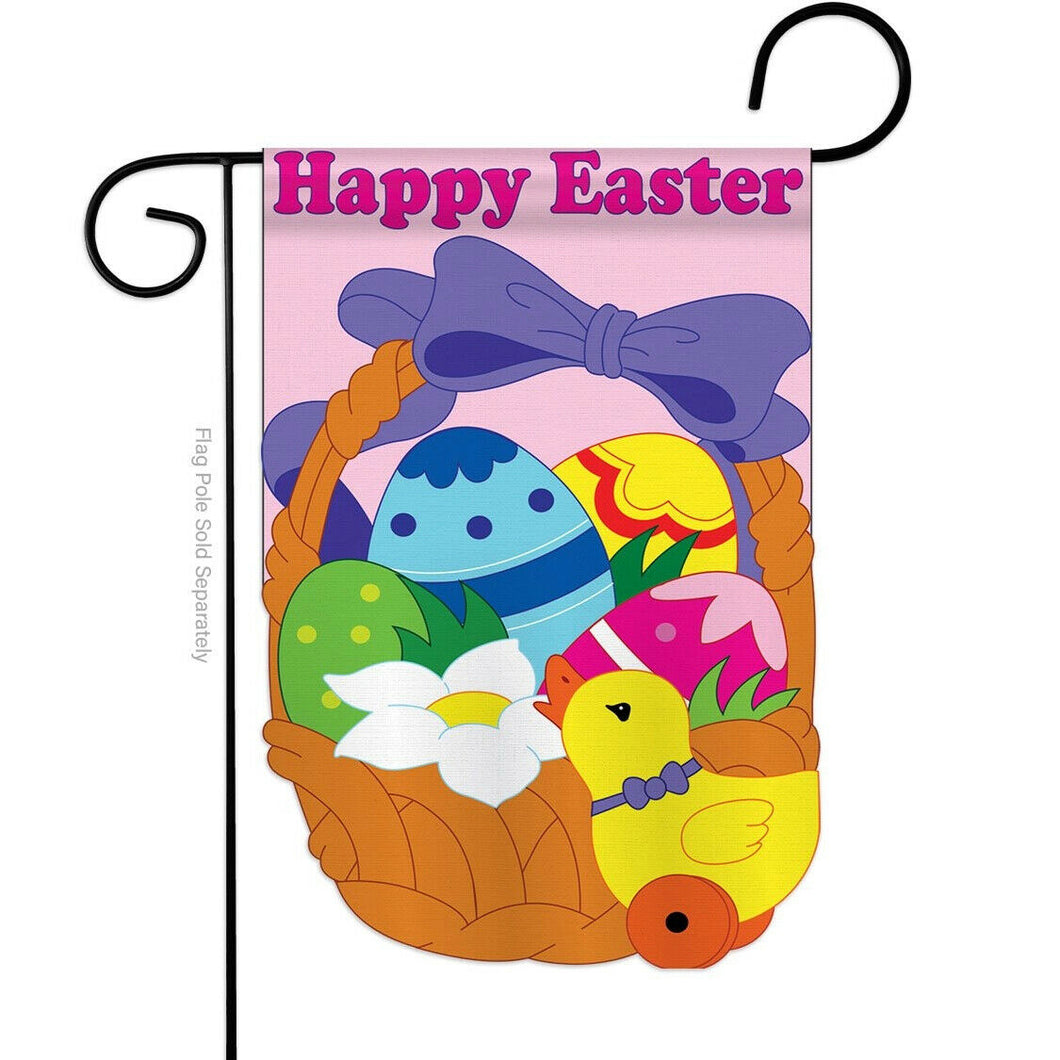 Two Group Flag Happy Easter Springtime Decor Flag
