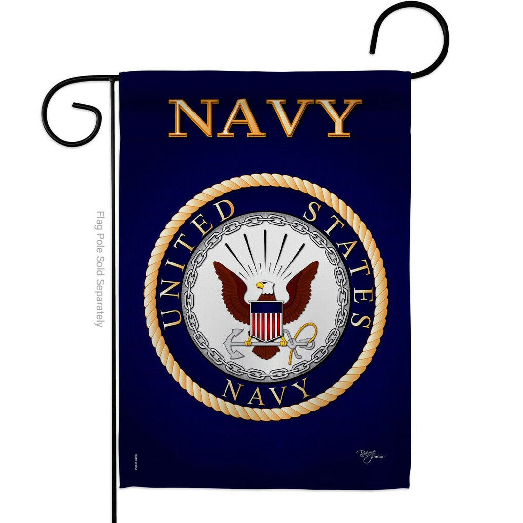 Two Group Flag Navy Armed Forces Military Decor Flag