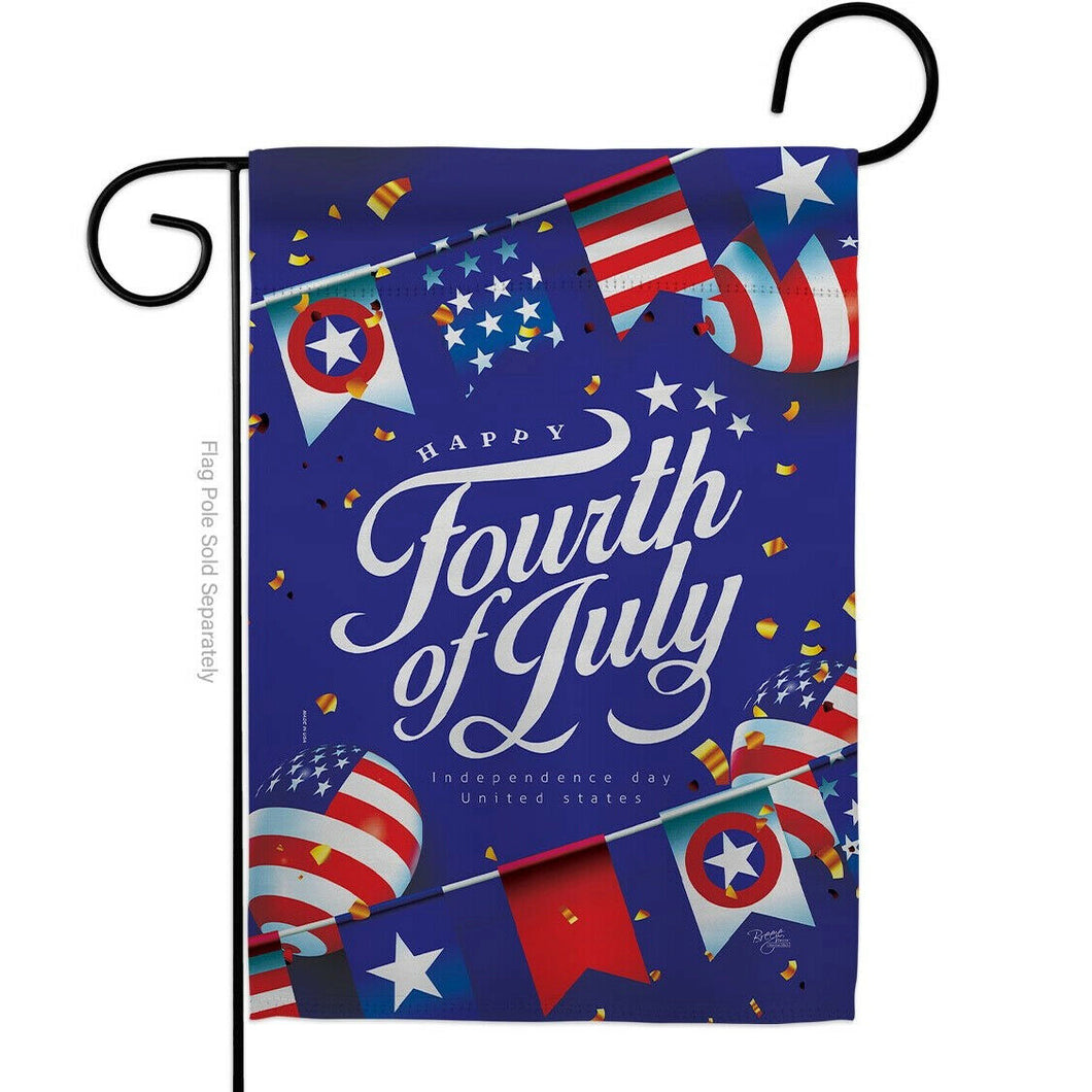 Two Group Flag Celebrate Independence Day Americana Fourth of July Flag