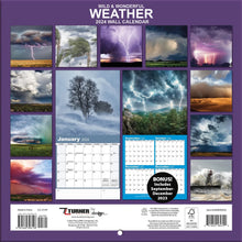Load image into Gallery viewer, Turner Wild &amp; Wonderful Weather 2024 Mini Wall Calendar
