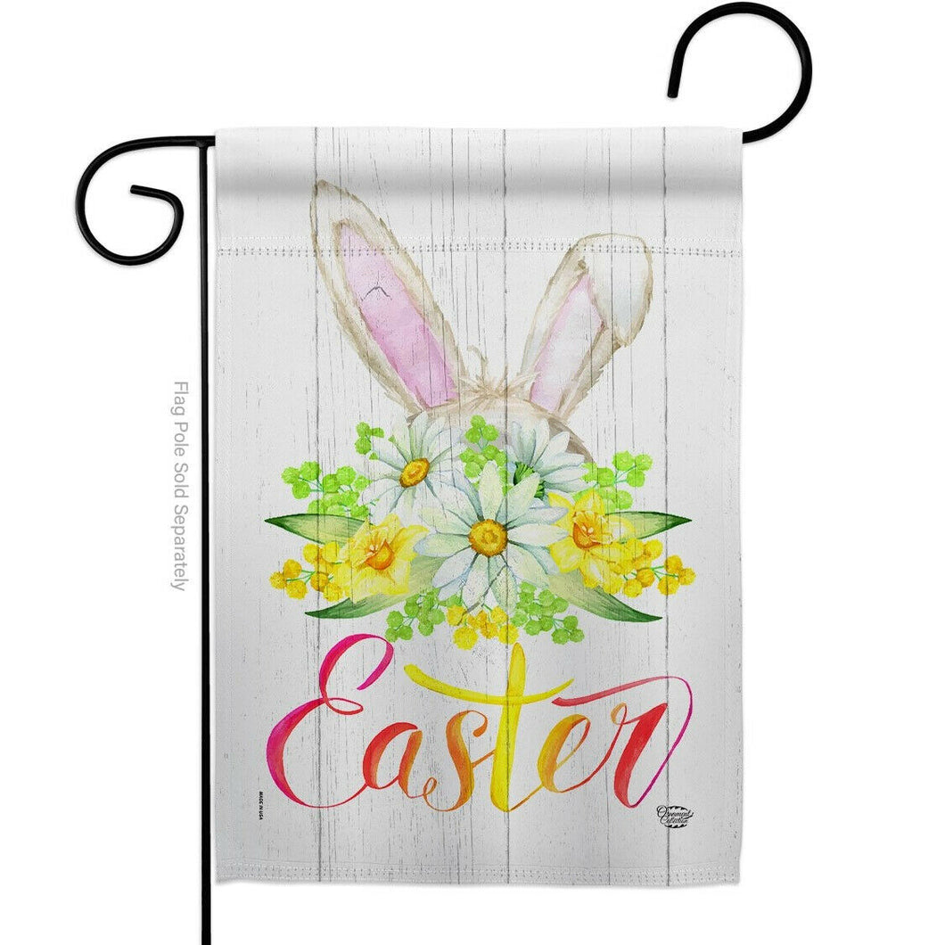 Two Group Flag Floral Easter Springtime Decor Flag