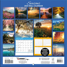 Load image into Gallery viewer, Turner Seasons 2024 Mini Wall Calendar
