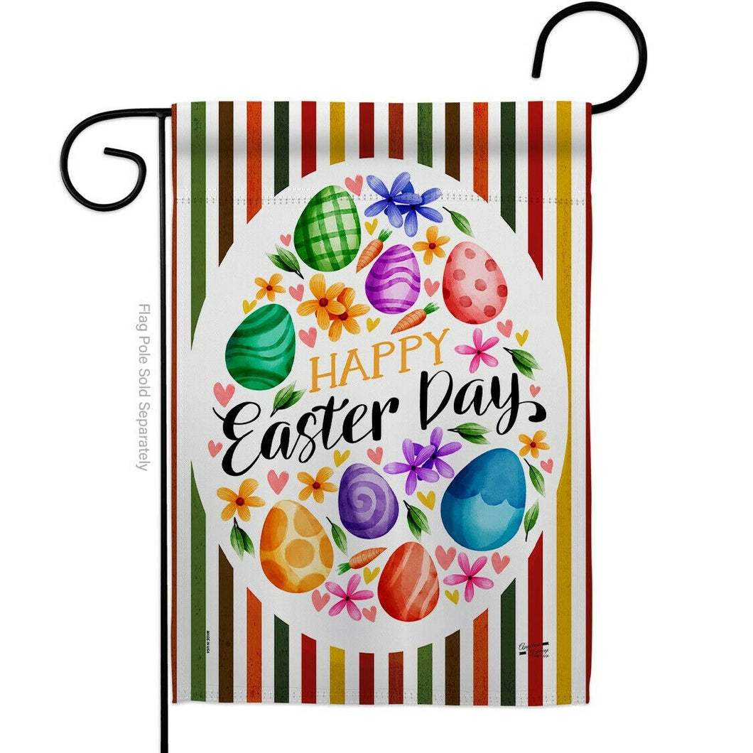 Two Group Flag Eggs Collage Springtime Easter Decor Flag