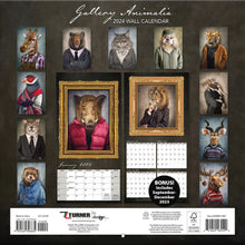 Load image into Gallery viewer, Turner Gallery Animals 2024 Wall Calendar

