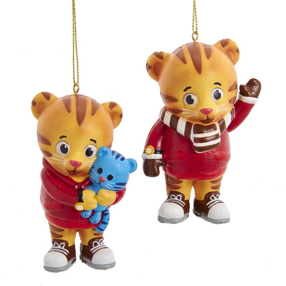 Set of 2 Daniel Tiger Ornaments