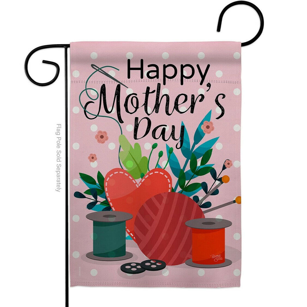 Two Group Flag Happy Sweet Mother's Day Family Mother Decor Flag