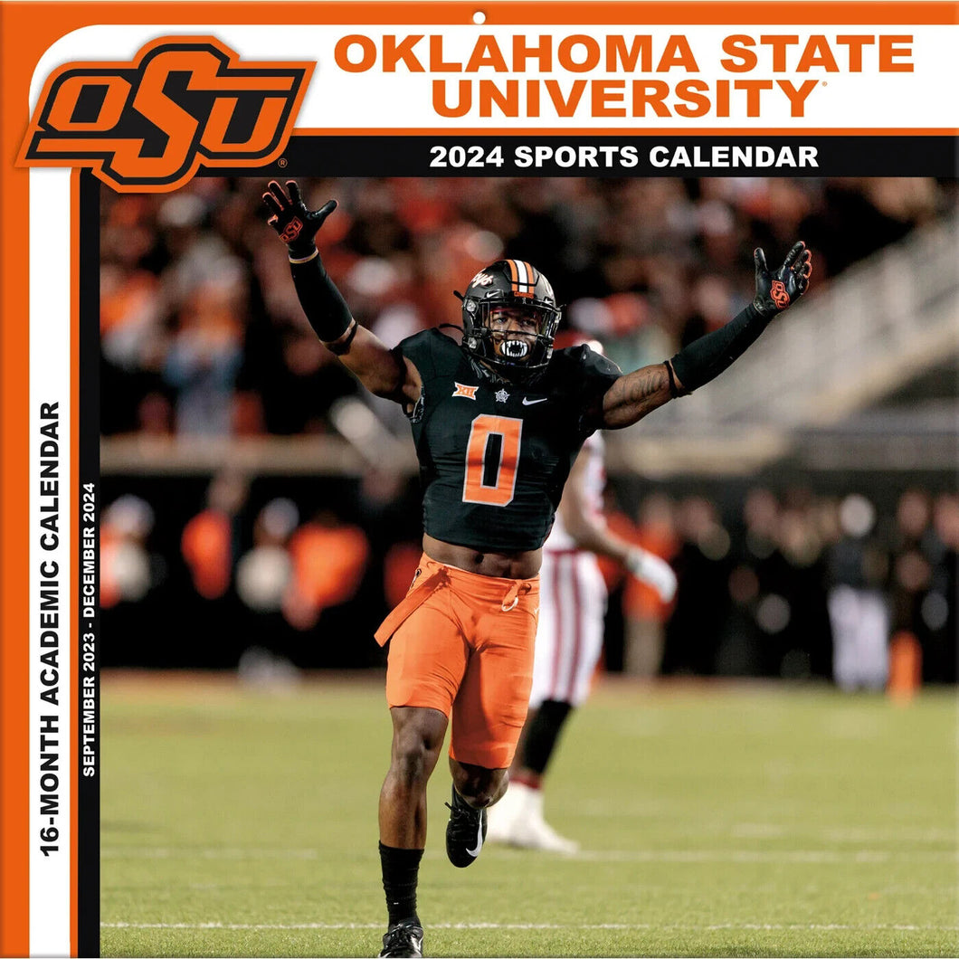 Turner Oklahoma State Cowboys 2024 Wall Calendar