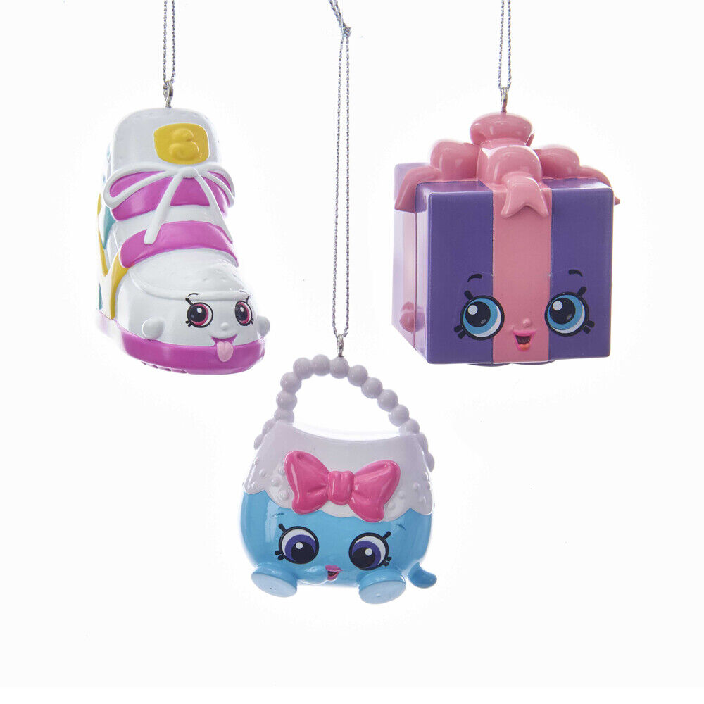Set of 3 Shopkins Blow Mold Ornaments SH1181