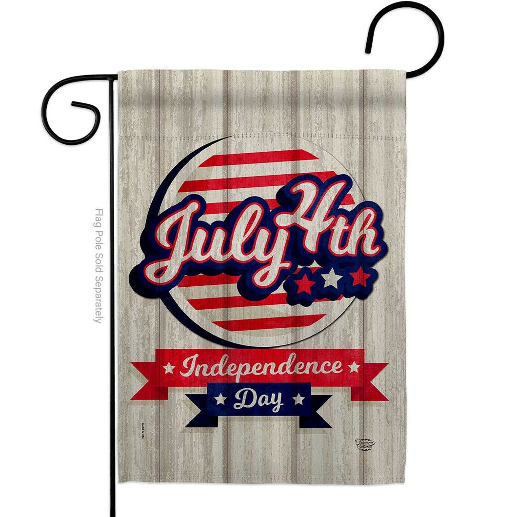 Two Group Flag Independence Freedom Americana Fourth of July Decor Flag