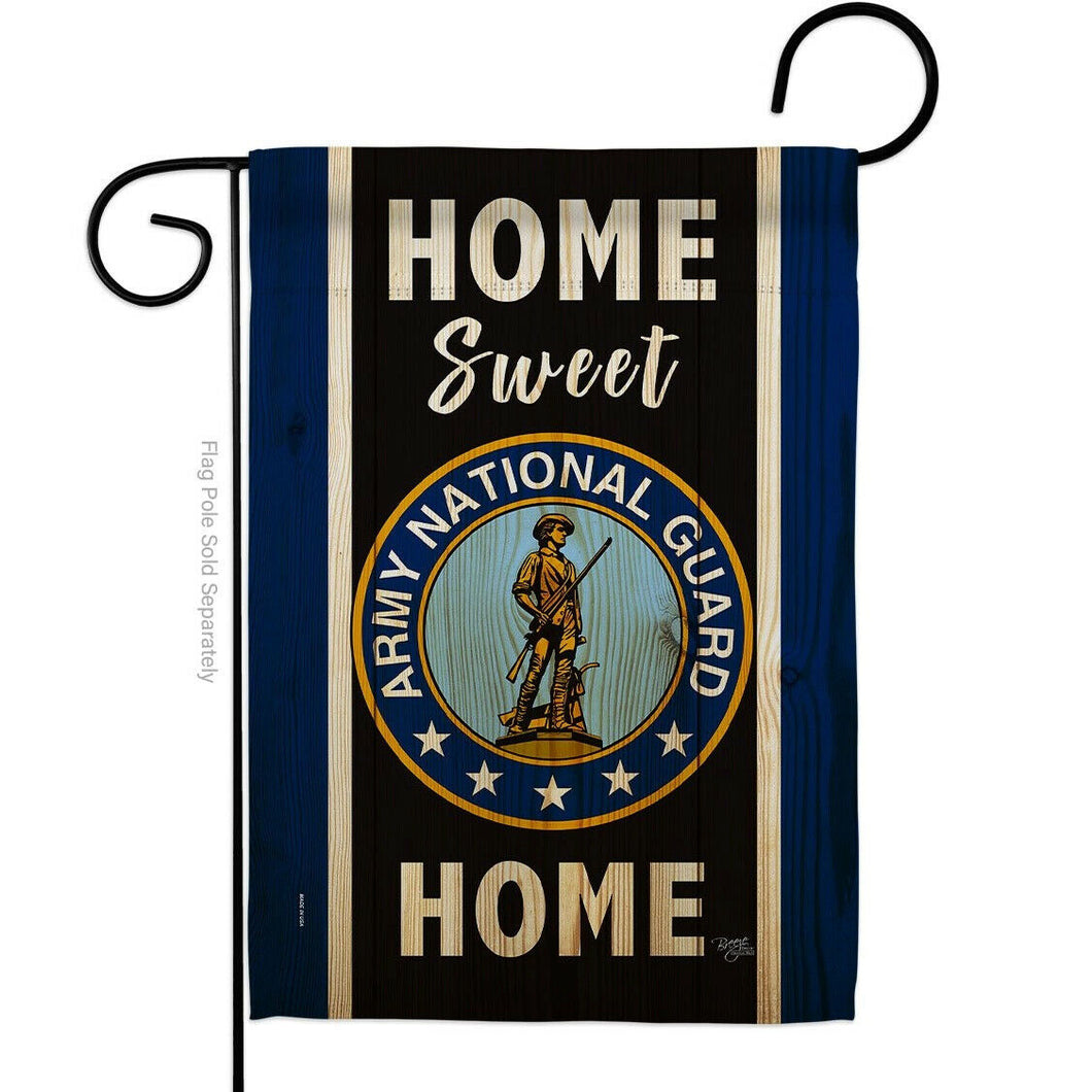 Two Group Flag Home Sweet National Guard Armed Forces Military Army Flag