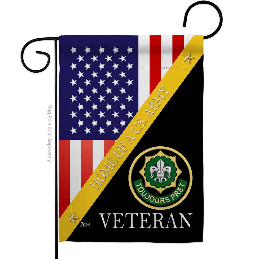 Two Group Flag Home of 2nd Cavalry Regiment Military Army Veteran Flag
