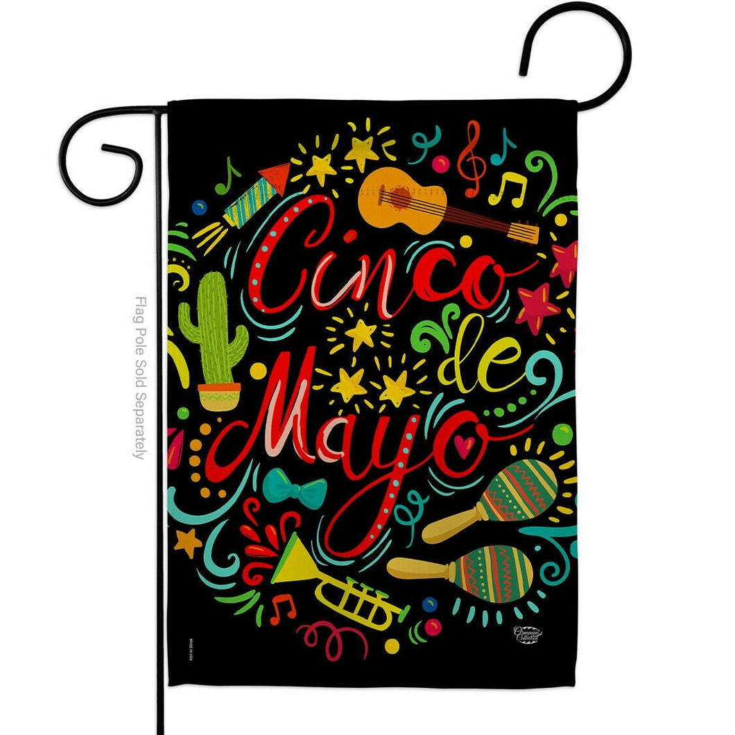 Two Group Flag El Fiesta Cinco de Mayo Summertime Mexico Decor Flag