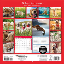 Load image into Gallery viewer, Turner Golden Retrievers 2024 Wall Calendar
