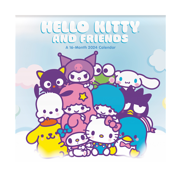 Trends International Hello Kitty 2024 7 x 7 Mini Calendar