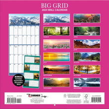 Load image into Gallery viewer, Turner Big Grid 2024 Wall Calendar
