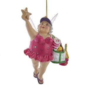 Christmas Fairy Beach Grandma Ornament