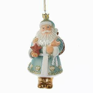 Ghirlanda Natalizia Pupazzo Di Neve In Vetro – Kurt Adler Noble Gems – Decorazione Feste - 3