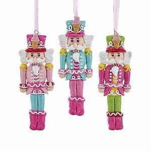 Set of 3 Ice Cream Nutcracker Ornaments