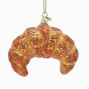 Noble Gems™ Croissant Glass Ornament