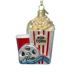 Noble Gems™ Popcorn and Movie Glass Ornament